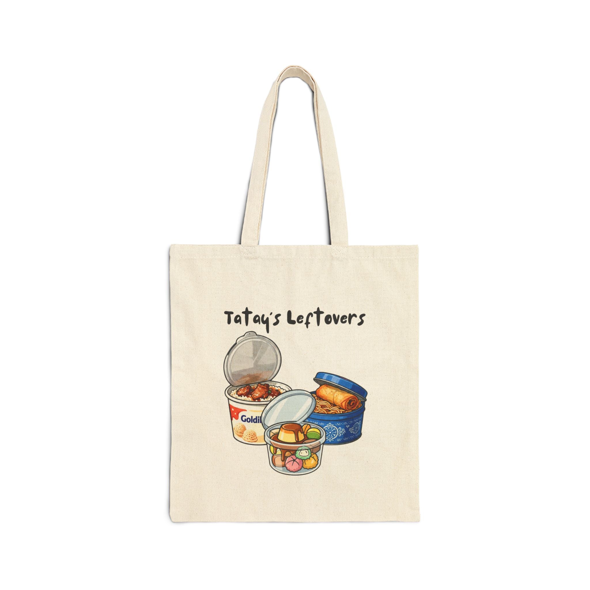 Tatay's Leftovers Tote Bag | Illustrated Food Containers, Kitchen Humor