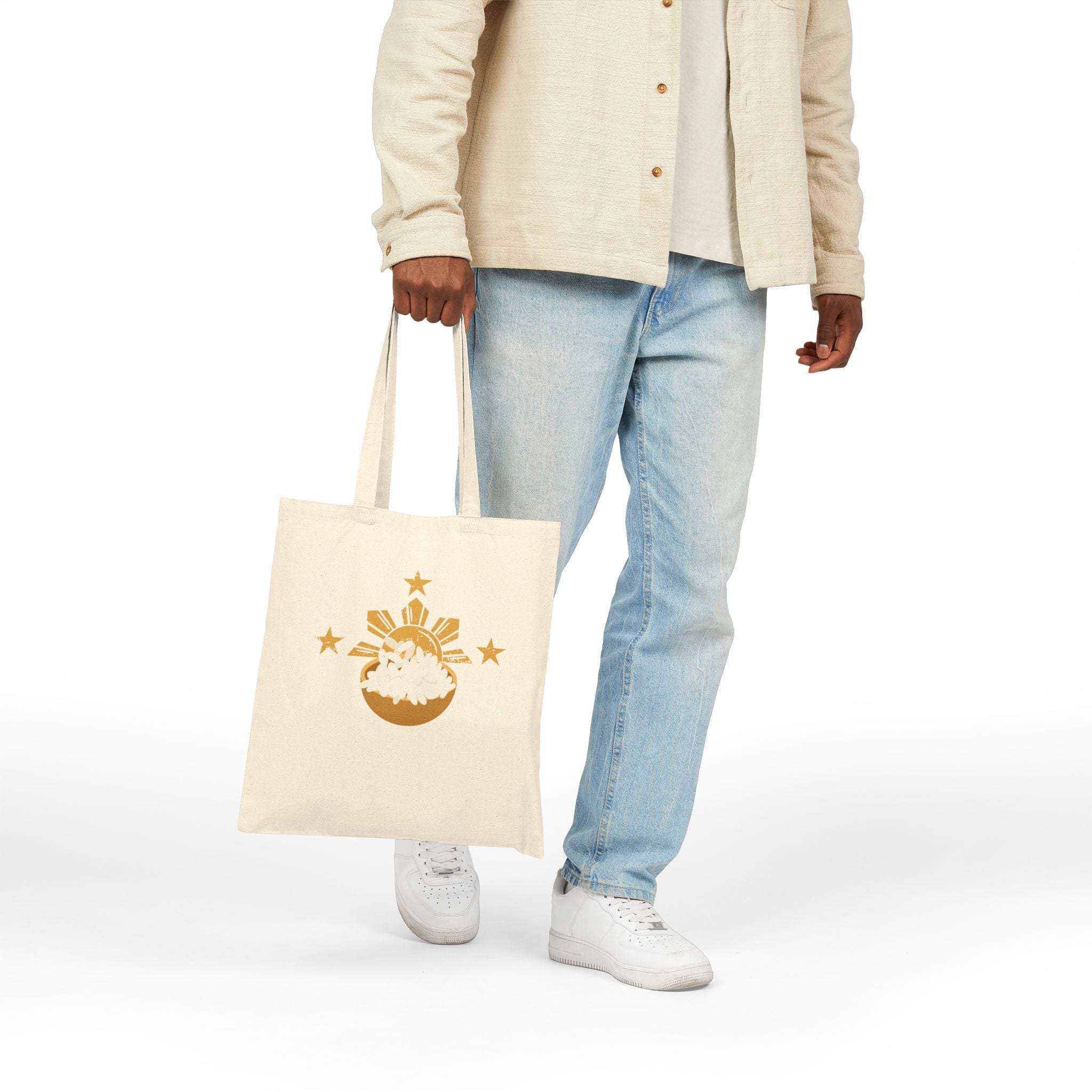 Philippine Sun and Stars design Tote | Canvas Market Bag