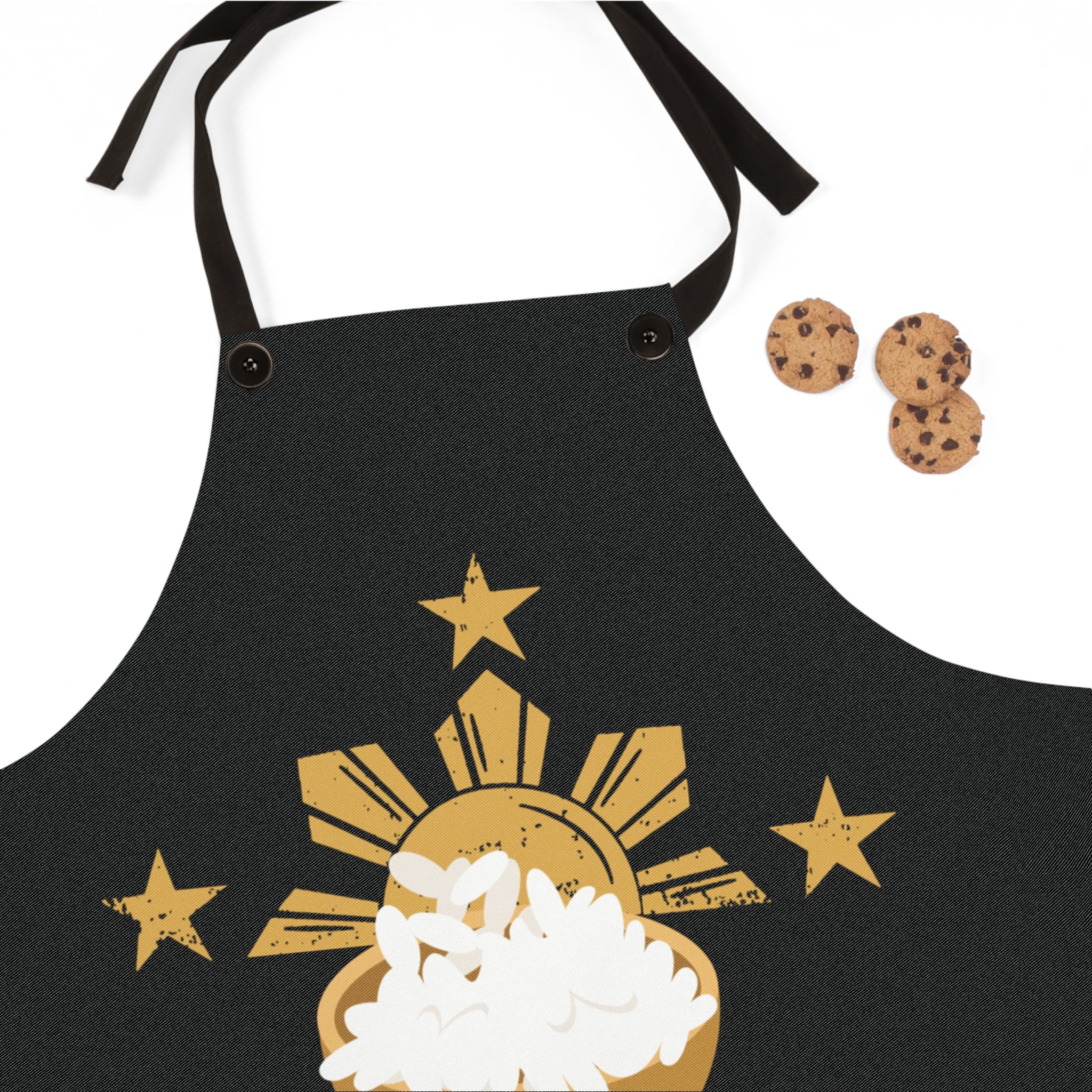Emotionally Attached to Rice Apron | Filipino Sun Stars Rice Bowl Design